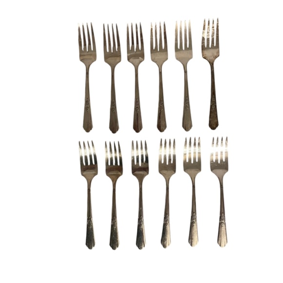 Oneida S.L. &‎ G.H. Rogers Encore Silverplate 51 Pcs Flatware Silverware Set - Picture 9 of 14